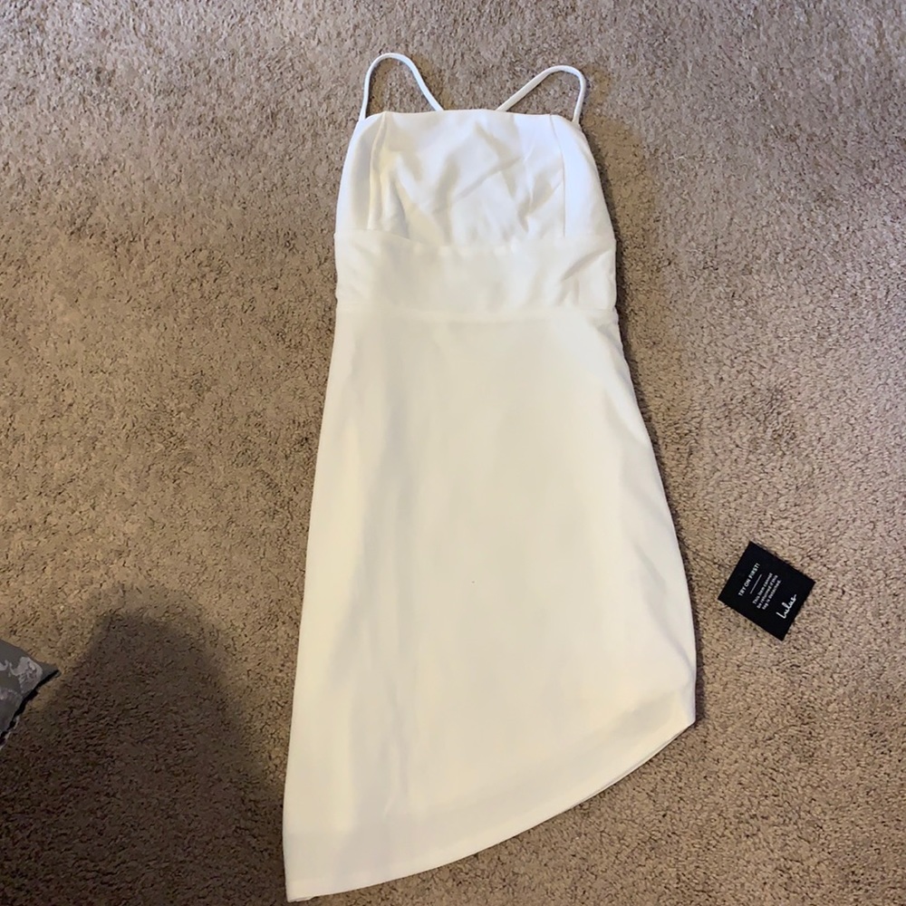BRAND NEW White Midi dress